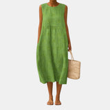 Olivia™ | Vestido Midi Fresco do Dia a Dia
