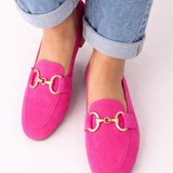 Mocassins Dourados Elegantes Mulher | Detalhe Dourado Primavera