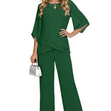 Laura | Conjunto Formal Sofisticado de Corte Solto