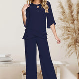 Laura | Conjunto Formal Sofisticado de Corte Solto