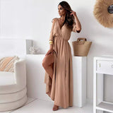 Fleur™ | Elegante Maxi-vestido com Fenda