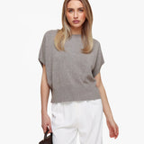 Top de Malha Taupe SS