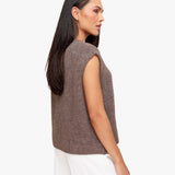 Colete Taupe Sem Mangas - Gilet