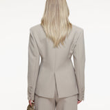 Blazer Premium Taupe - Detalhe