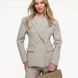 Blazer Premium Taupe - Detalhe
