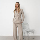 Blazer Premium Taupe - Detalhe
