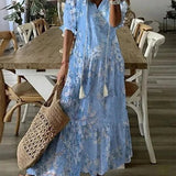 Luna | Vestido Midi de Estilo Boho Sem Esforço