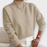 Erika | Pullover Elegante e Confortável com Gola Alta