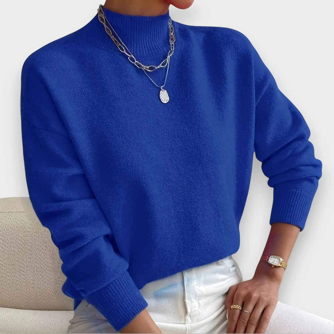 Erika | Pullover Elegante e Confortável com Gola Alta