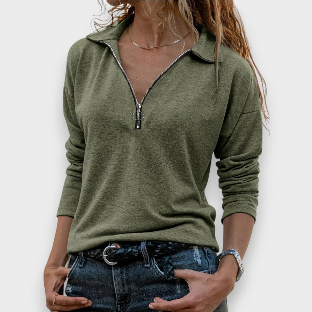 Genebra | Pullover com Meio-Zip