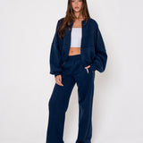 Navy Jogging LS - Colete
