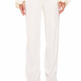 Calças Plissadas Brancas - Broek